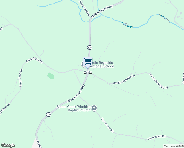 map of restaurants, bars, coffee shops, grocery stores, and more near 17-399 Hardin Reynolds Road in Patrick