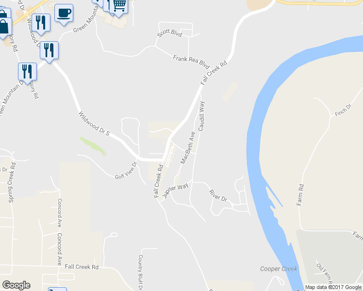map of restaurants, bars, coffee shops, grocery stores, and more near 169 Celtic Drive in Branson