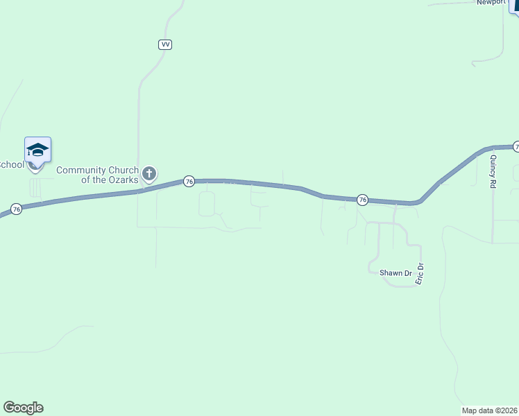 map of restaurants, bars, coffee shops, grocery stores, and more near 404 Red Maple in Kirbyville