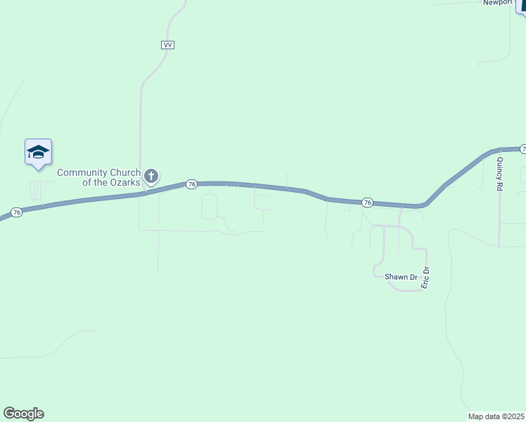 map of restaurants, bars, coffee shops, grocery stores, and more near 405 Red Maple in Kirbyville