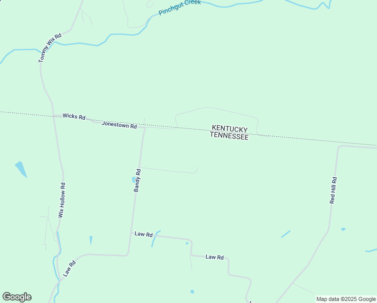 map of restaurants, bars, coffee shops, grocery stores, and more near 310 Bandy Road in Lafayette