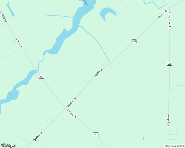 map of restaurants, bars, coffee shops, grocery stores, and more near 7300-7426 Quaker Drive in Suffolk