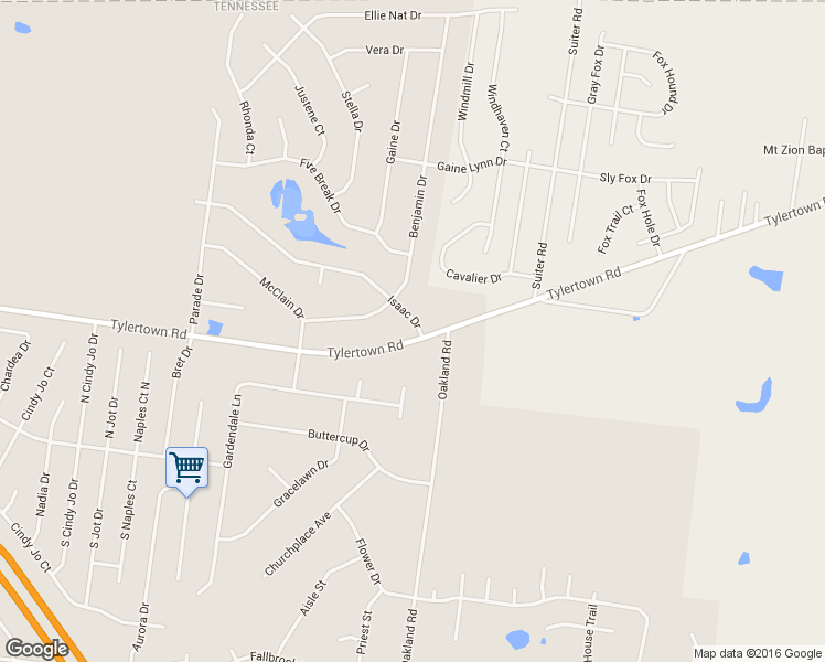 map of restaurants, bars, coffee shops, grocery stores, and more near 754 Isaac Drive in Clarksville