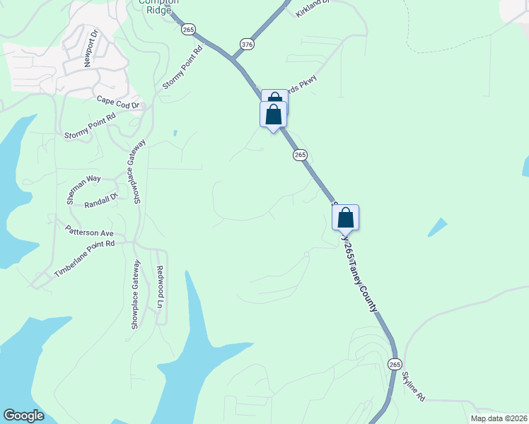 map of restaurants, bars, coffee shops, grocery stores, and more near Starling in Branson