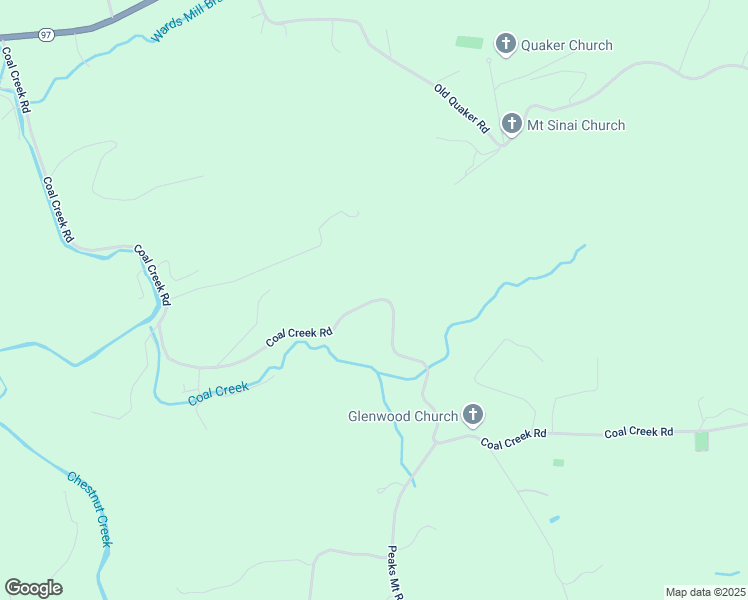 map of restaurants, bars, coffee shops, grocery stores, and more near Coal Creek Road in Galax