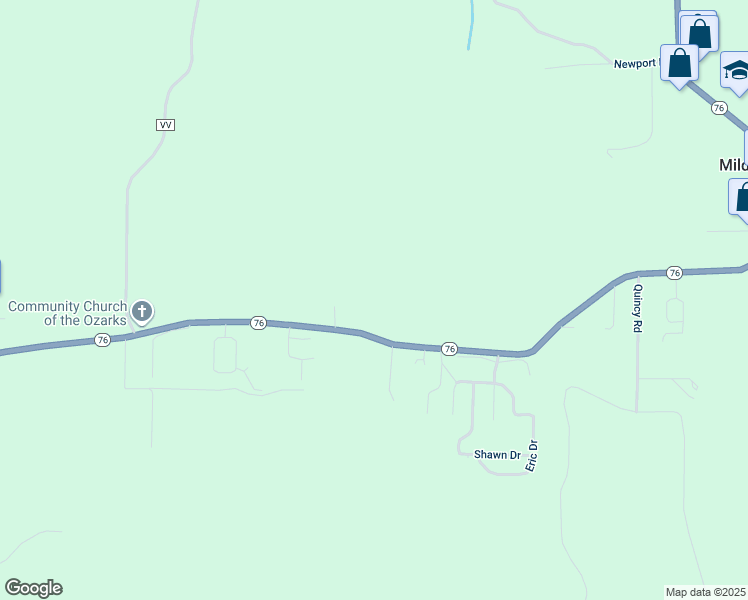 map of restaurants, bars, coffee shops, grocery stores, and more near 142 Hurleys Lane in Powersite