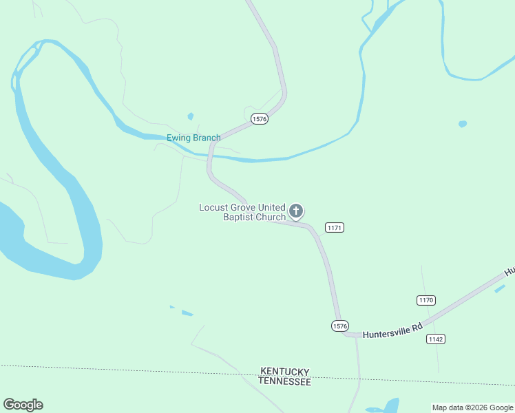 map of restaurants, bars, coffee shops, grocery stores, and more near State Highway 1576 in Albany