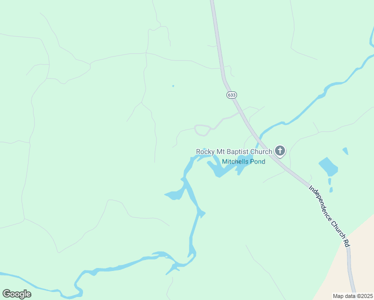 map of restaurants, bars, coffee shops, grocery stores, and more near Independence Church Road in Greensville County