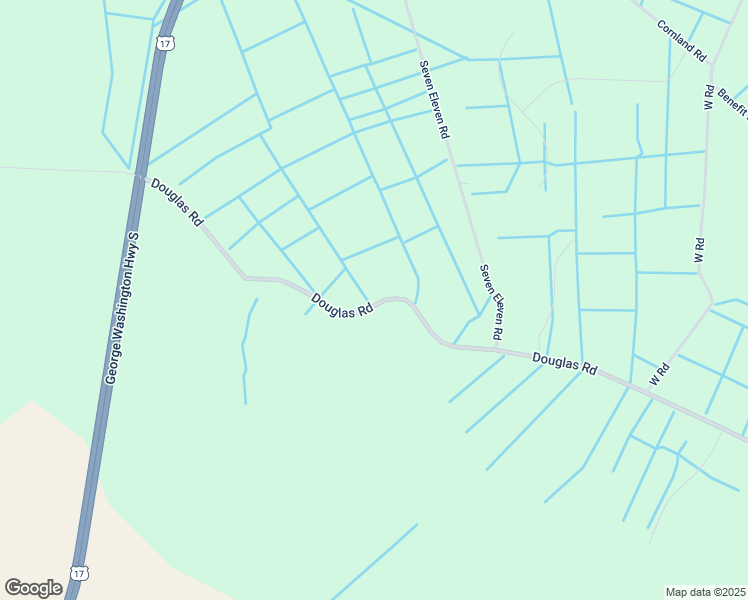 map of restaurants, bars, coffee shops, grocery stores, and more near 3724 Douglas Road in Chesapeake