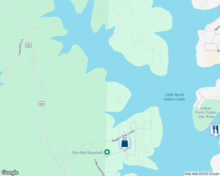 map of restaurants, bars, coffee shops, grocery stores, and more near 199 Rudette Ln in Reeds Spring