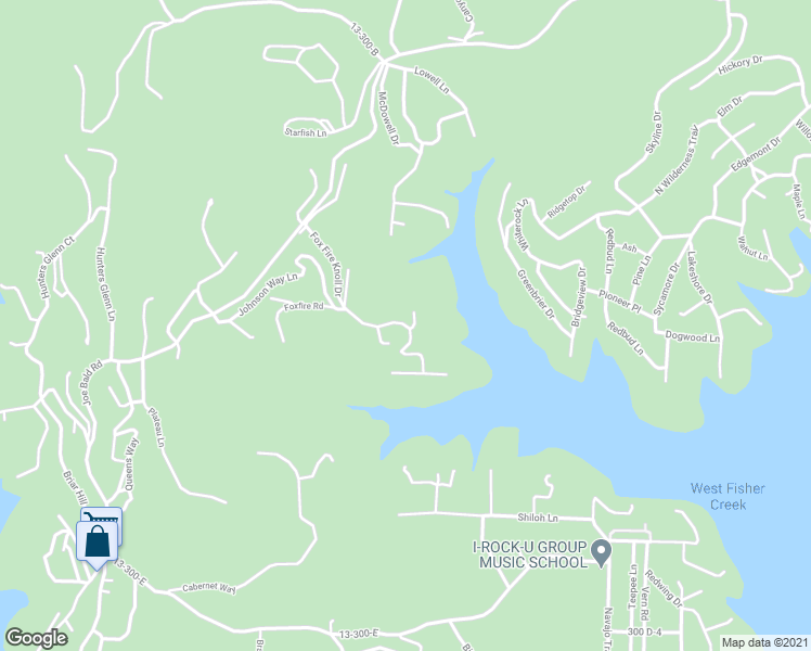 map of restaurants, bars, coffee shops, grocery stores, and more near 571 Fox Fire Knoll Drive in Kimberling City
