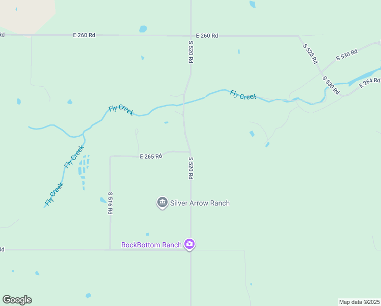 map of restaurants, bars, coffee shops, grocery stores, and more near 26485 South 520 Road in Afton