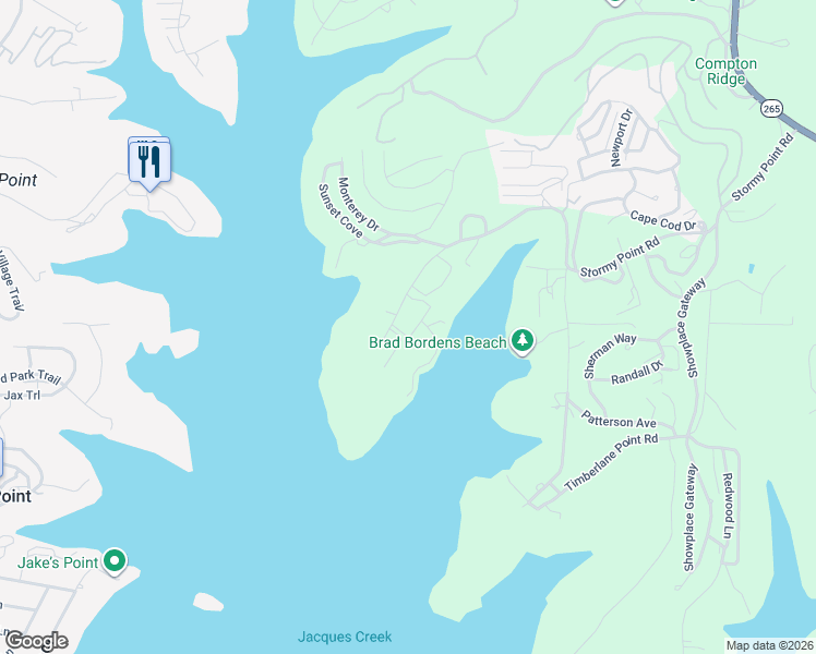 map of restaurants, bars, coffee shops, grocery stores, and more near 68 Soper Ln in Branson