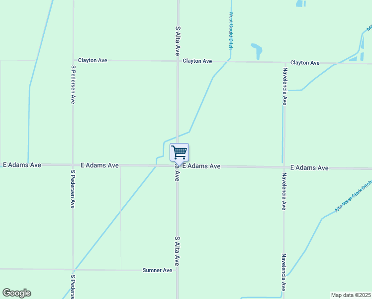 map of restaurants, bars, coffee shops, grocery stores, and more near 6850 South Alta Avenue in Reedley