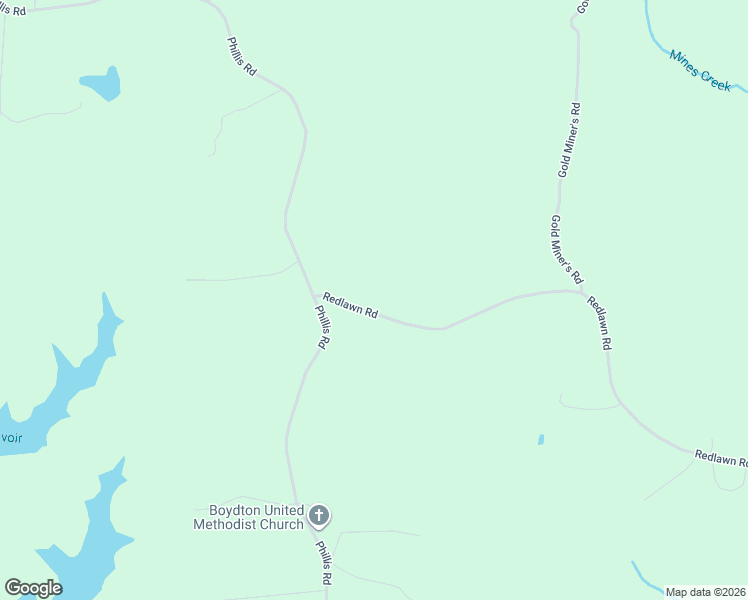 map of restaurants, bars, coffee shops, grocery stores, and more near 119 Redlawn Road in Boydton