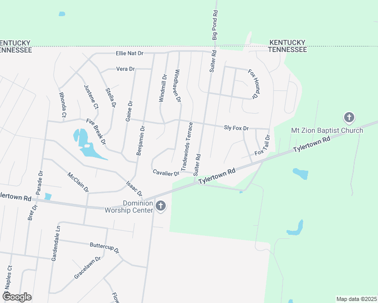 map of restaurants, bars, coffee shops, grocery stores, and more near 3715 Tradewinds Terrace in Clarksville