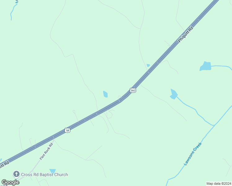 map of restaurants, bars, coffee shops, grocery stores, and more near 8200 Philpott Road in South Boston