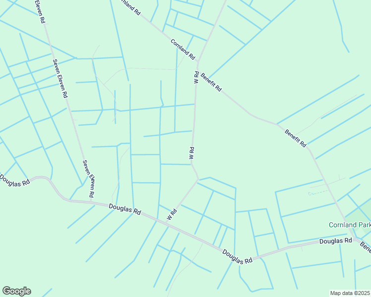 map of restaurants, bars, coffee shops, grocery stores, and more near 2400 West Road in Chesapeake