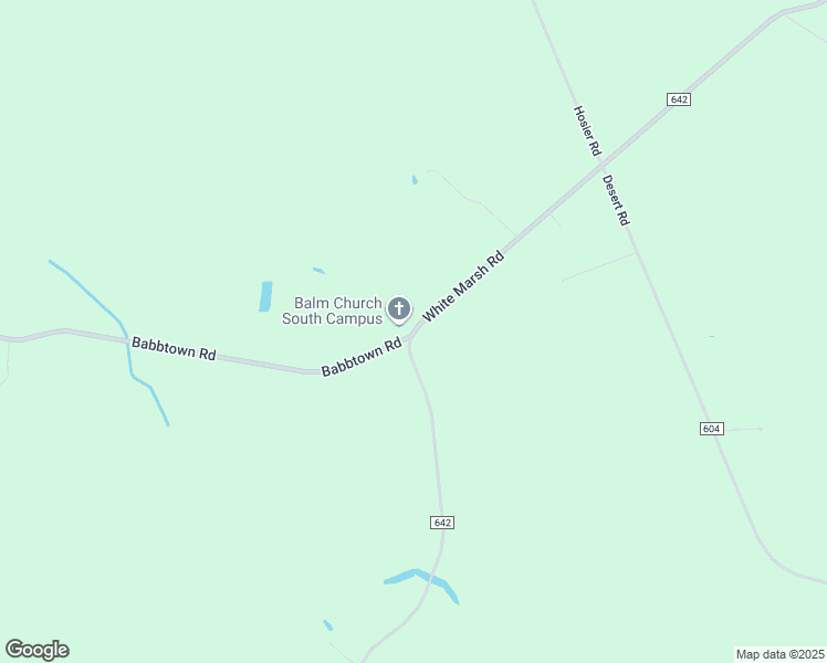 map of restaurants, bars, coffee shops, grocery stores, and more near County Road 642 in Suffolk