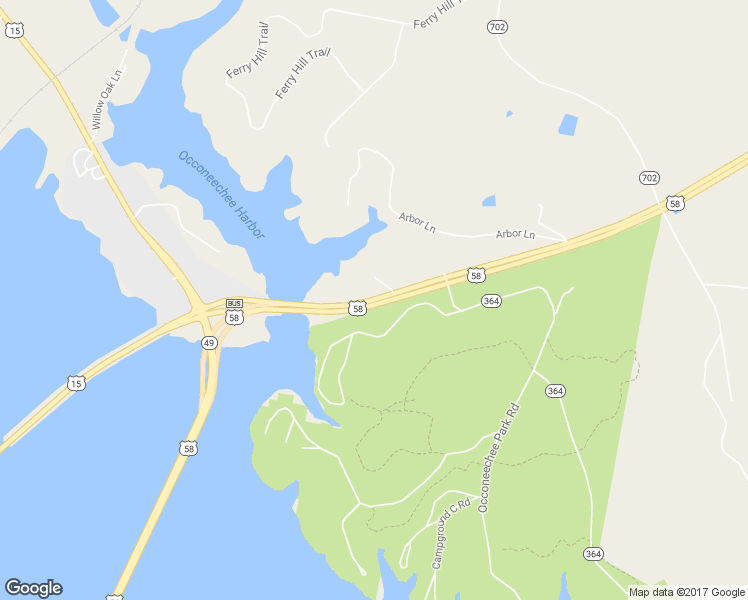 map of restaurants, bars, coffee shops, grocery stores, and more near U.S. 58 in Clarksville