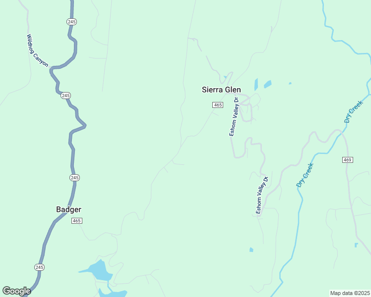 map of restaurants, bars, coffee shops, grocery stores, and more near 50151 Whitaker Forest Road in Badger