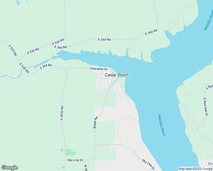 map of restaurants, bars, coffee shops, grocery stores, and more near 504 1st Street in Bernice