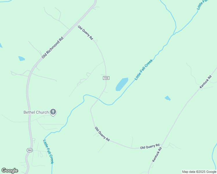 map of restaurants, bars, coffee shops, grocery stores, and more near 737 Old Quarry Road in Danville