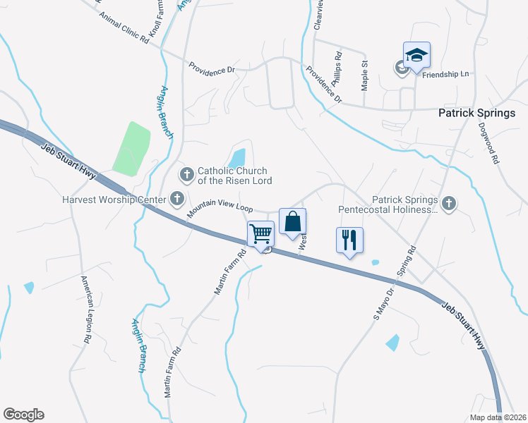 map of restaurants, bars, coffee shops, grocery stores, and more near 315 Mountain View Loop in Stuart