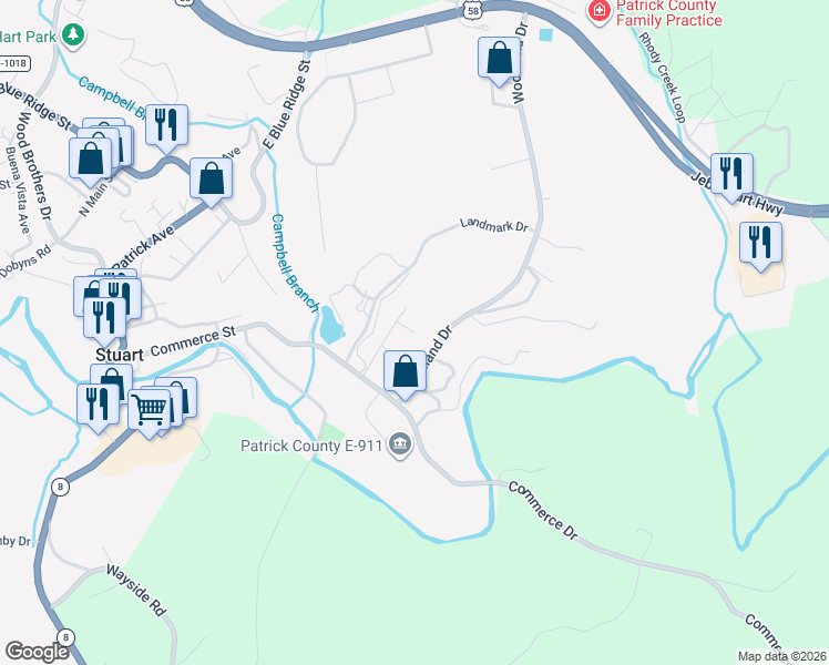 map of restaurants, bars, coffee shops, grocery stores, and more near 117 Rome Trail in Stuart