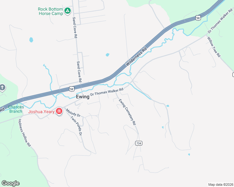 map of restaurants, bars, coffee shops, grocery stores, and more near 1891 U.S. 58 Bus in Ewing