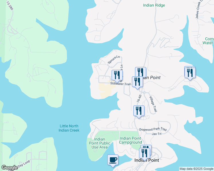 map of restaurants, bars, coffee shops, grocery stores, and more near 300 76-60 in Reeds Spring