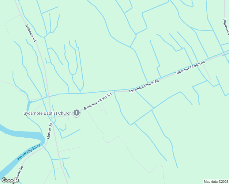 map of restaurants, bars, coffee shops, grocery stores, and more near 31308 Sycamore Church Road in Franklin