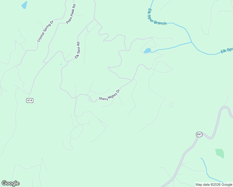 map of restaurants, bars, coffee shops, grocery stores, and more near 278 Starry Nights Drive in Cana