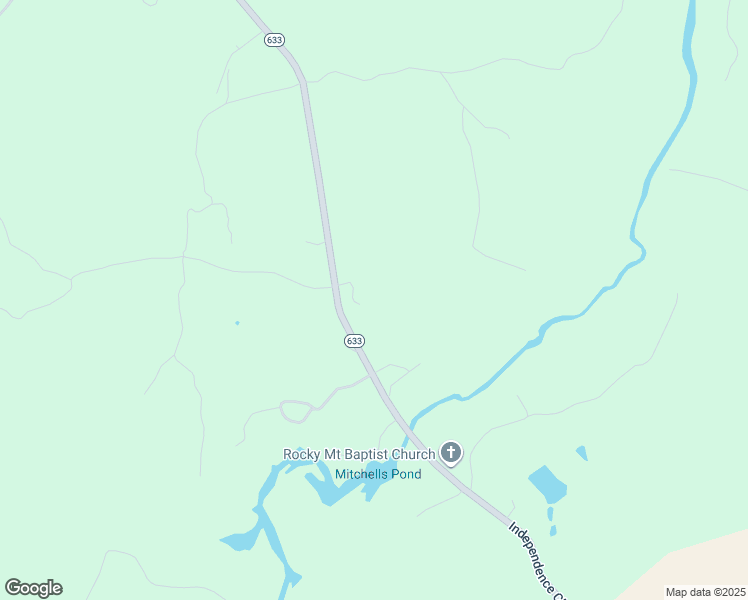 map of restaurants, bars, coffee shops, grocery stores, and more near Independence Church Road in Greensville County