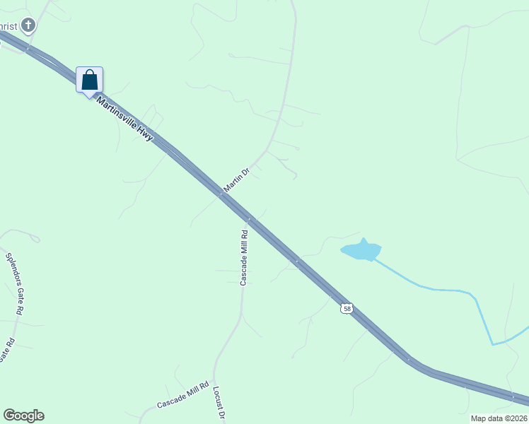 map of restaurants, bars, coffee shops, grocery stores, and more near 15960 Martinsville Highway in Cascade