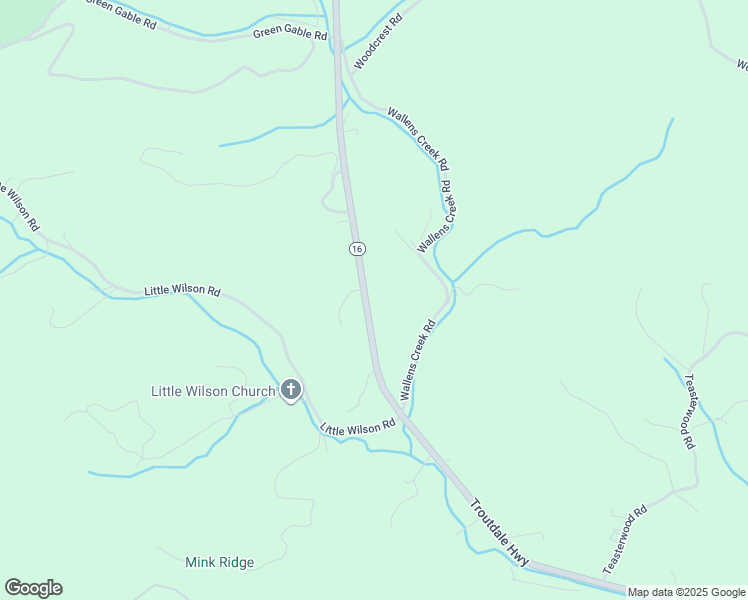 map of restaurants, bars, coffee shops, grocery stores, and more near 5588-5804 B F Buchanan Highway in Troutdale