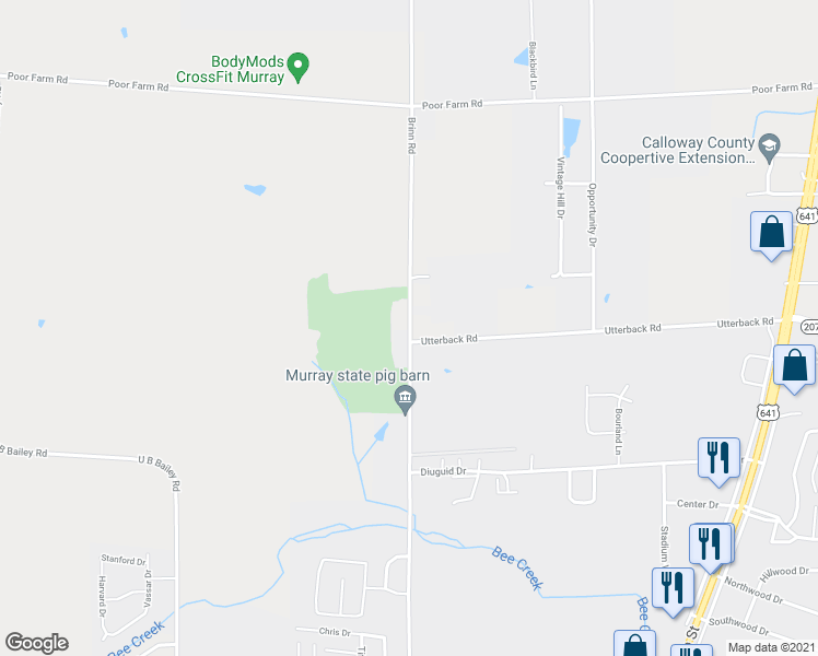 map of restaurants, bars, coffee shops, grocery stores, and more near 893 North 16th Street in Murray
