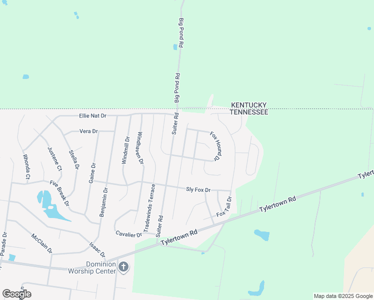 map of restaurants, bars, coffee shops, grocery stores, and more near 3759 Gray Fox Drive in Clarksville