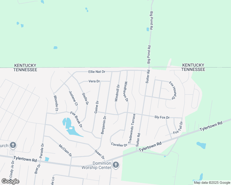 map of restaurants, bars, coffee shops, grocery stores, and more near 3746 Windmill Drive in Clarksville