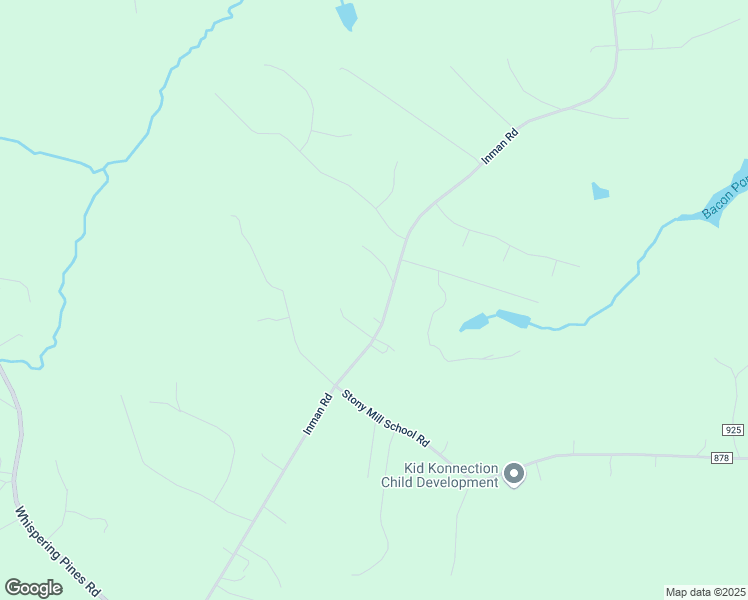 map of restaurants, bars, coffee shops, grocery stores, and more near 2164 Inman Road in Danville