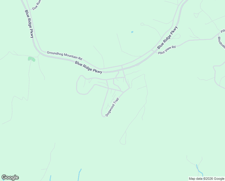 map of restaurants, bars, coffee shops, grocery stores, and more near Deer Run Trail in Hillsville