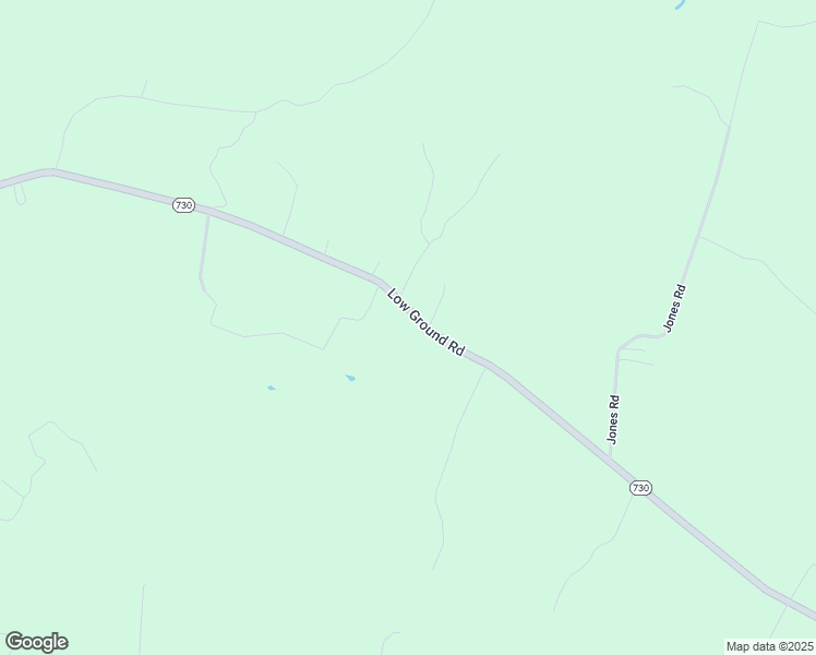 map of restaurants, bars, coffee shops, grocery stores, and more near 4955 Low Ground Road in Emporia