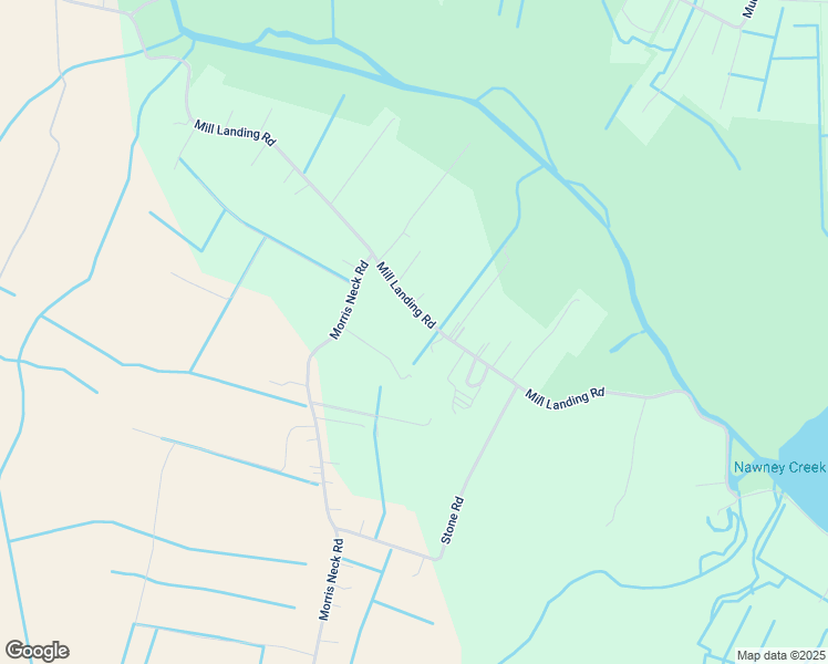 map of restaurants, bars, coffee shops, grocery stores, and more near 1557 Mill Landing Road in Virginia Beach