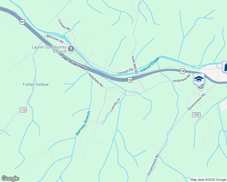 map of restaurants, bars, coffee shops, grocery stores, and more near 31203 Nova Dr in Damascus