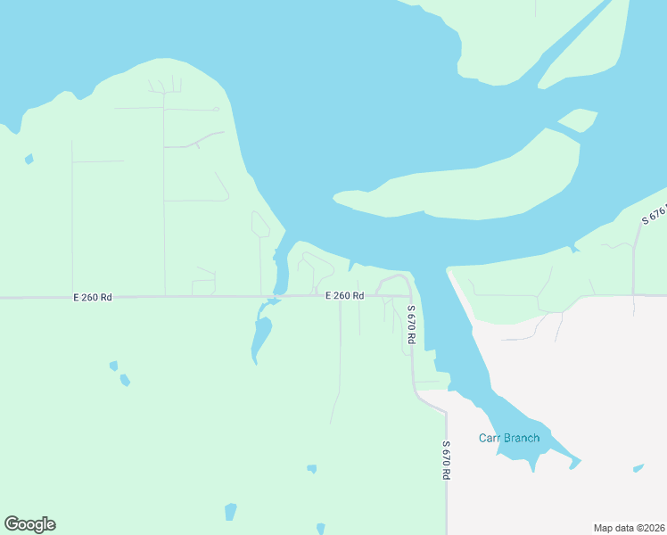 map of restaurants, bars, coffee shops, grocery stores, and more near 25900 South 665 Road in Grove