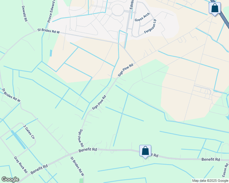 map of restaurants, bars, coffee shops, grocery stores, and more near 607 Sign Pine Road in Chesapeake