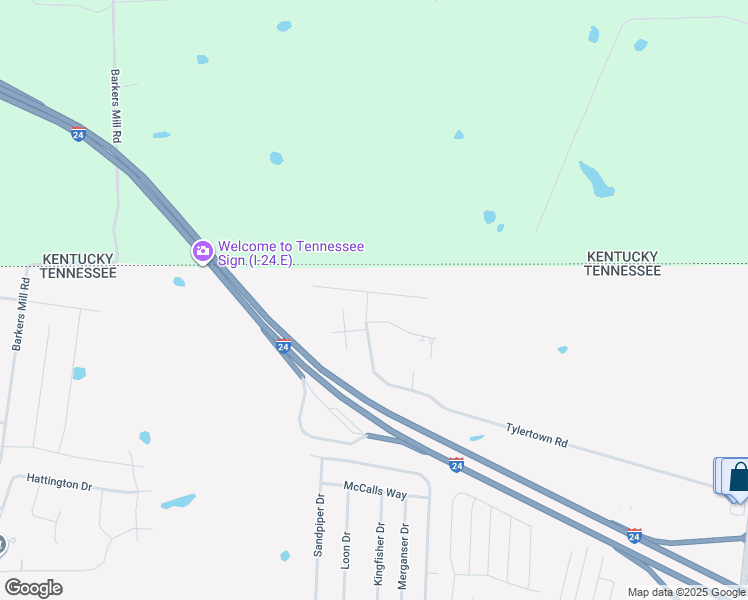 map of restaurants, bars, coffee shops, grocery stores, and more near 1874 Sage Meadow Lane in Clarksville