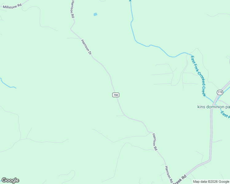 map of restaurants, bars, coffee shops, grocery stores, and more near 702-764 Harrison Road in Fancy Gap