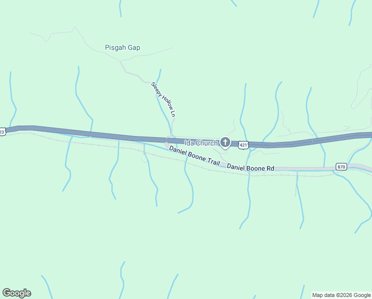 map of restaurants, bars, coffee shops, grocery stores, and more near 5467 Daniel Boone Road in Gate City