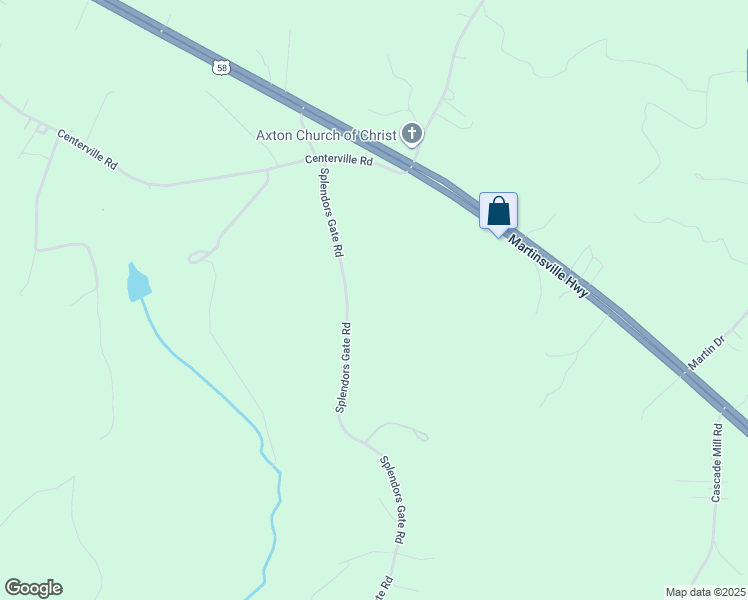 map of restaurants, bars, coffee shops, grocery stores, and more near 365 Splendors Gate Road in Axton